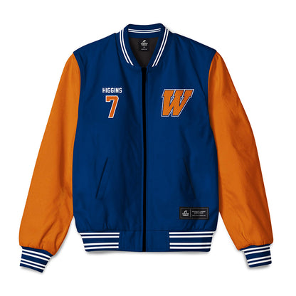 Wheaton IL - NCAA Women's Volleyball : Lacey Higgins - Bomber Jacket-0