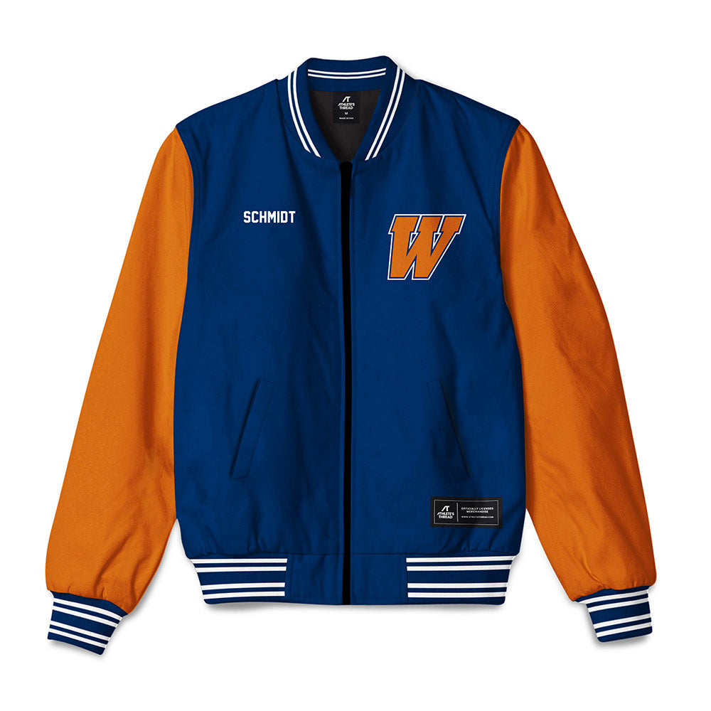 Wheaton IL - NCAA Men's Tennis : Toby Schmidt - Bomber Jacket-0