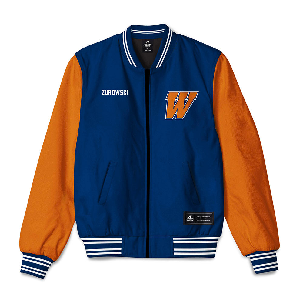 Wheaton IL - NCAA Women's Swimming & Diving : Kate Zurowski - Bomber Jacket-0