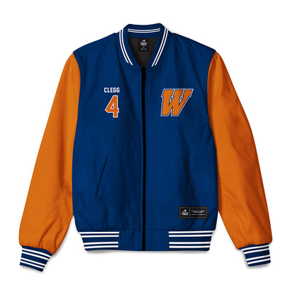 Wheaton IL - NCAA Baseball : William Clegg - Bomber Jacket-0