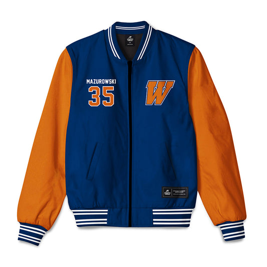 Wheaton IL - NCAA Baseball : Jack Mazurowski - Bomber Jacket-0