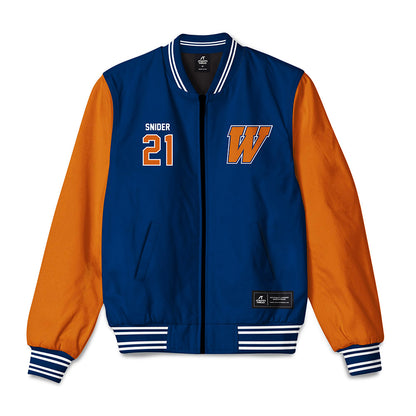 Wheaton IL - NCAA Football : Ben Snider - Bomber Jacket-0