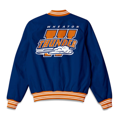 Wheaton IL - NCAA Baseball : Noah Husted - Bomber Jacket-1