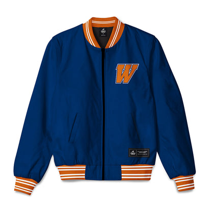Wheaton IL - NCAA Baseball : Niko Romios - Bomber Jacket-0