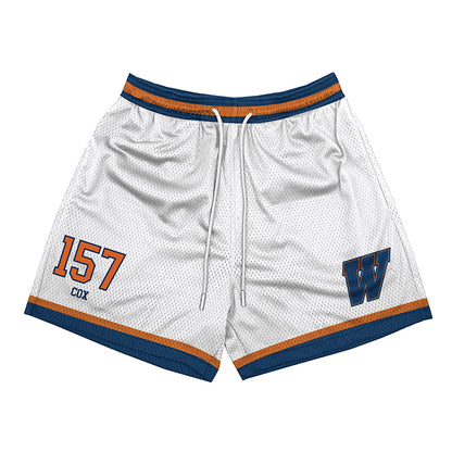 Wheaton IL - NCAA Wrestling : Caleb Cox - Shorts-0