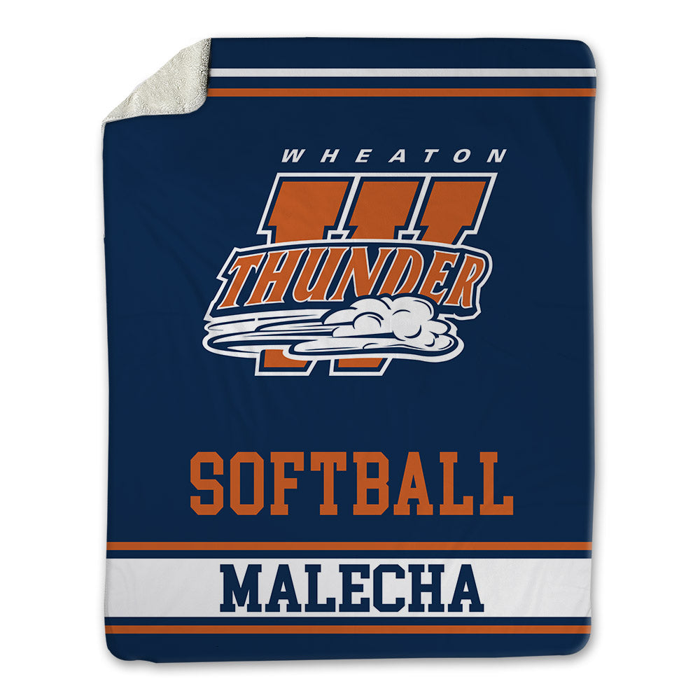 Wheaton IL - NCAA Softball : Makena Malecha - Blanket-0