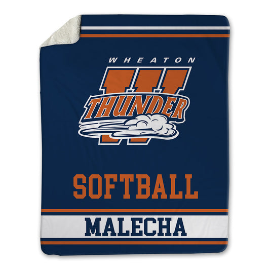 Wheaton IL - NCAA Softball : Makena Malecha - Blanket-0