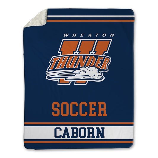 Wheaton IL - NCAA Men's Soccer : Peter Caborn - Blanket-0