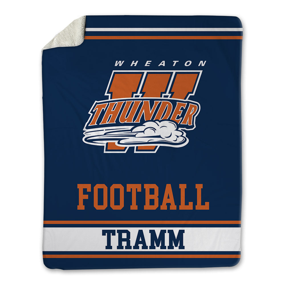 Wheaton IL - NCAA Football : Josh Tramm - Blanket-0