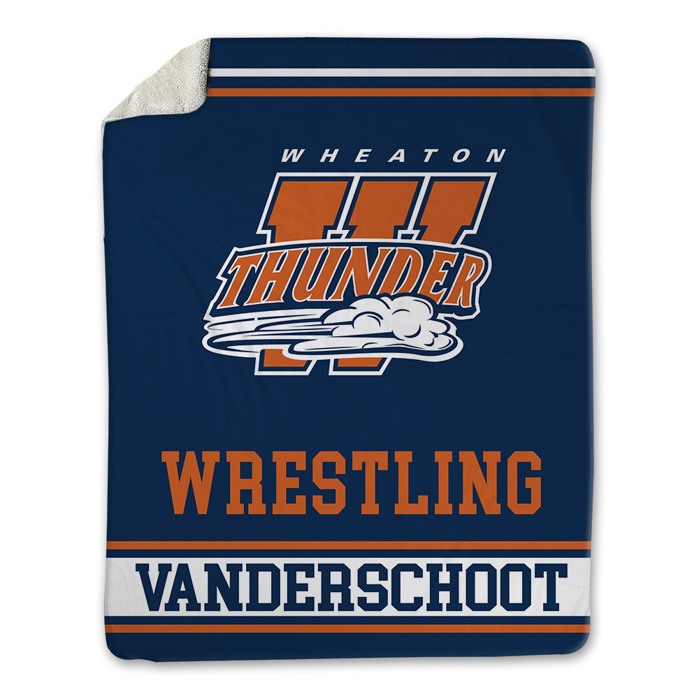 Wheaton IL - NCAA Wrestling : Lewis Vanderschoot - Blanket-0