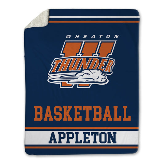Wheaton IL - NCAA Men's Basketball : Cody Appleton - Blanket-0