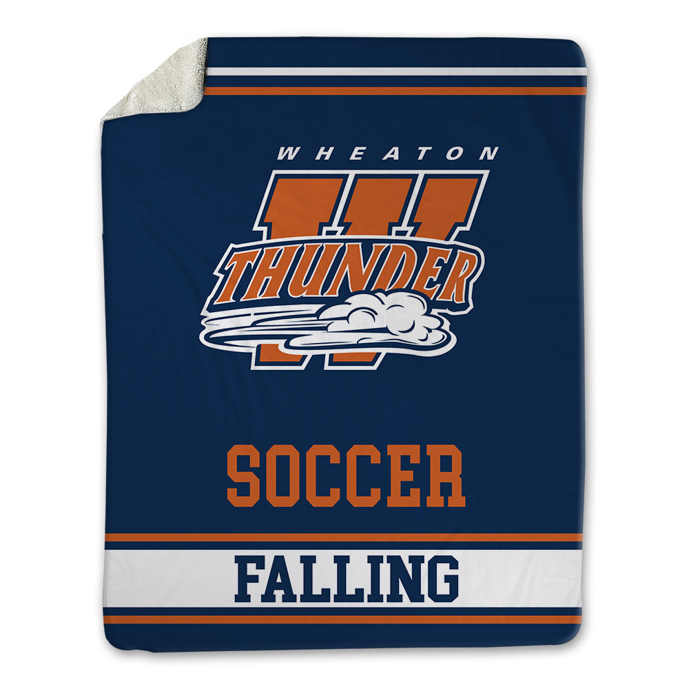 Wheaton IL - NCAA Men's Soccer : Cooper Falling - Blanket-0