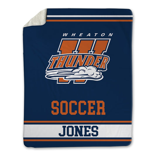 Wheaton IL - NCAA Men's Soccer : Timothy Jones - Blanket-0