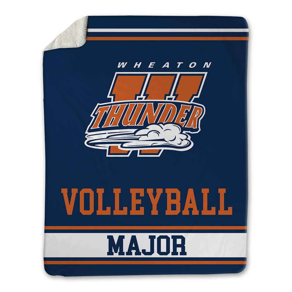 Wheaton IL - NCAA Women's Volleyball : Ashton Major - Blanket-0