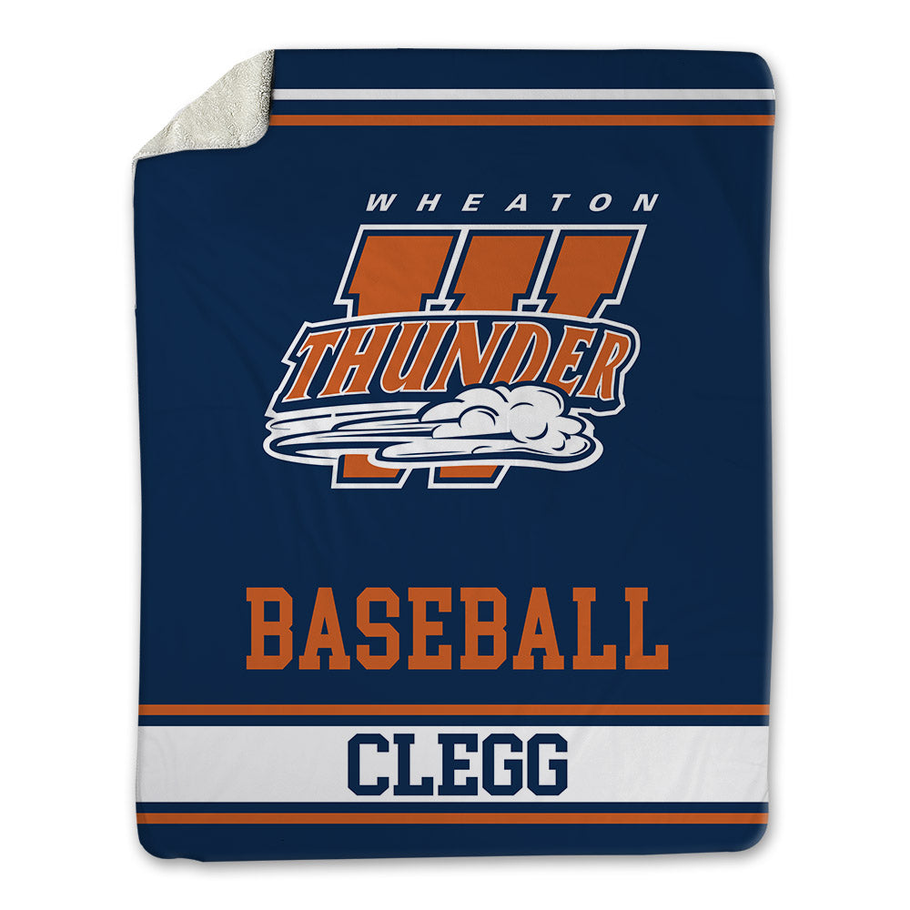 Wheaton IL - NCAA Baseball : William Clegg - Blanket-0