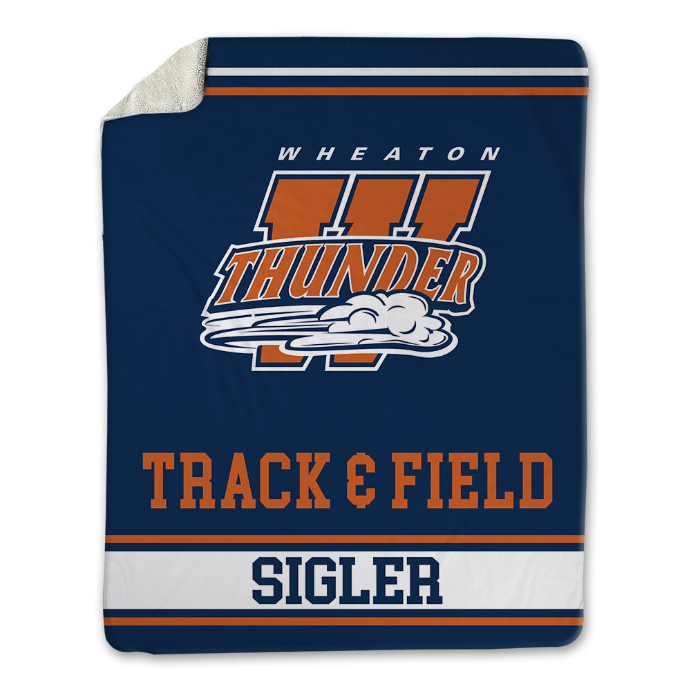 Wheaton IL - NCAA Women's Track & Field : Rylee Sigler - Blanket-0