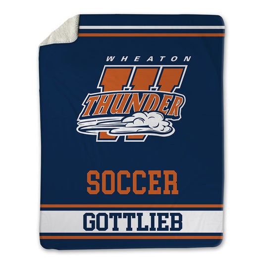 Wheaton IL - NCAA Men's Soccer : Gavin Gottlieb - Blanket-0