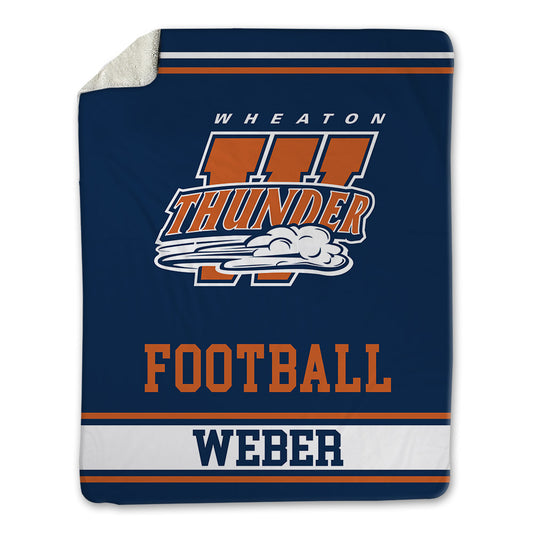 Wheaton IL - NCAA Football : Jake Weber - Blanket-0