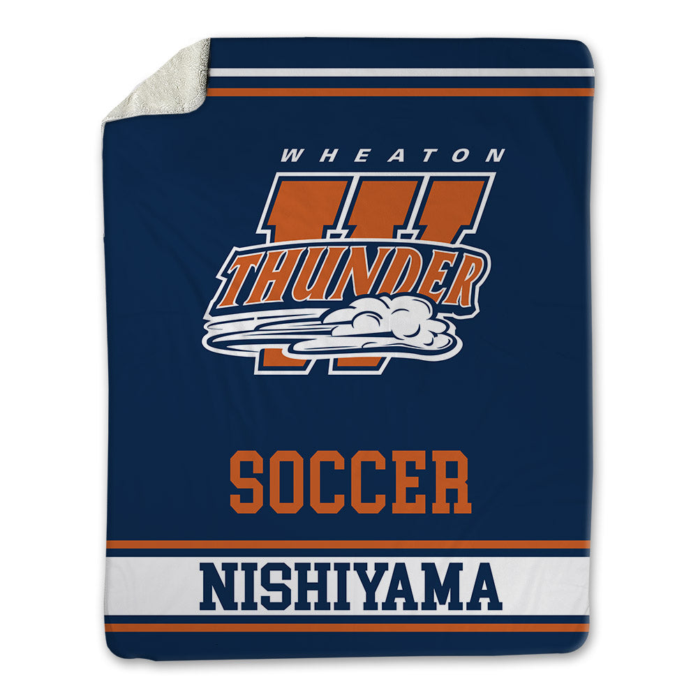 Wheaton IL - NCAA Women's Soccer : Danie Nishiyama - Blanket-0