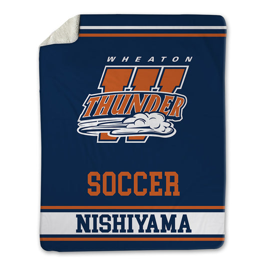 Wheaton IL - NCAA Women's Soccer : Danie Nishiyama - Blanket-0