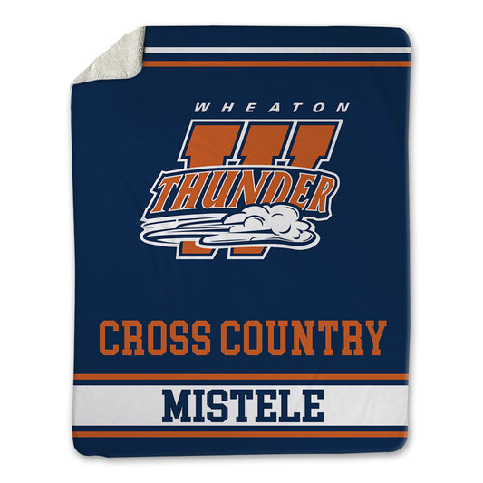 Wheaton IL - NCAA Men's Cross Country : Spencer Mistele - Blanket-0