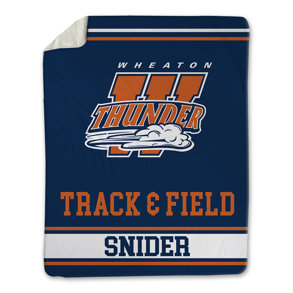 Wheaton IL - NCAA Men's Track & Field : Luke Snider - Blanket-0