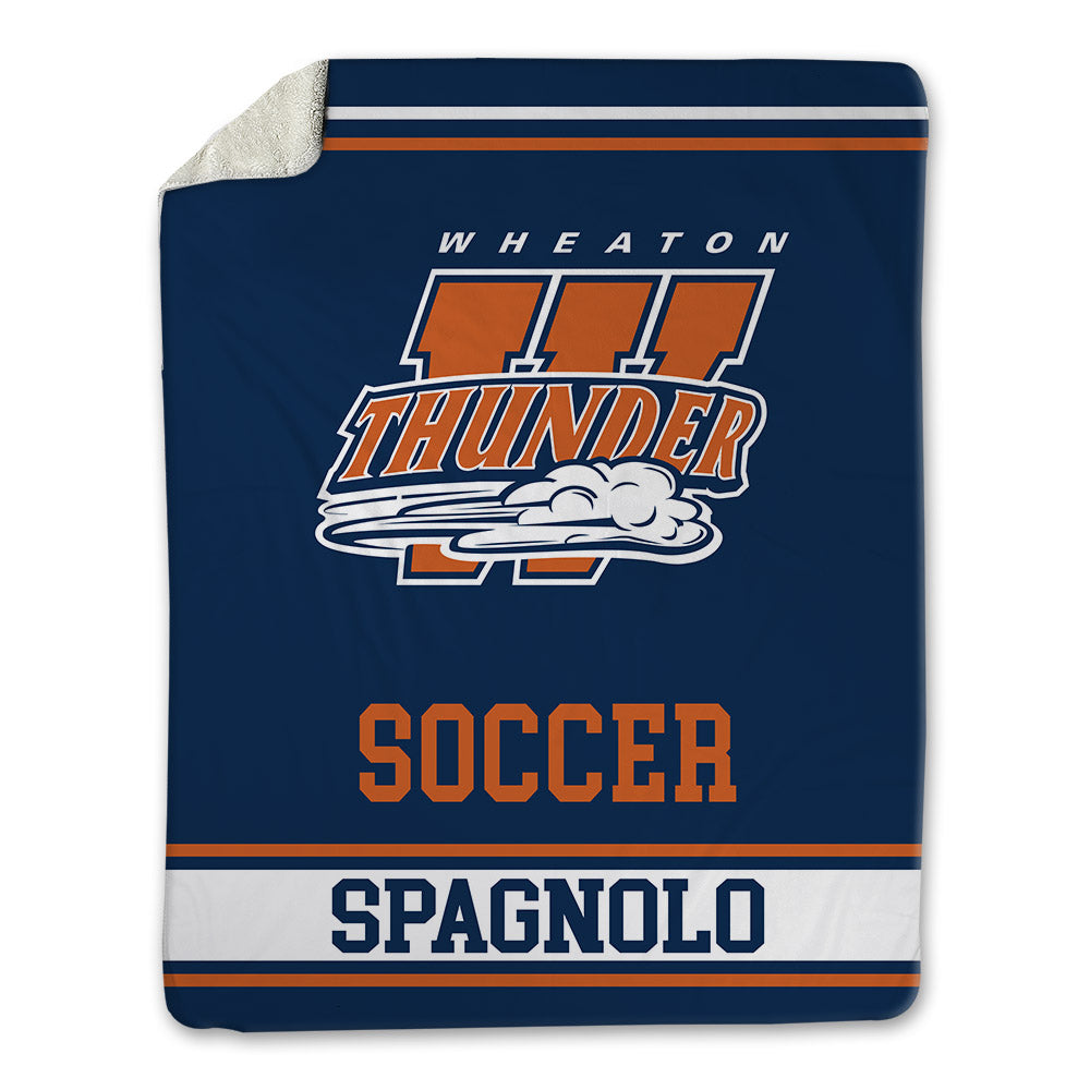 Wheaton IL - NCAA Women's Soccer : Rose Spagnolo - Blanket-0