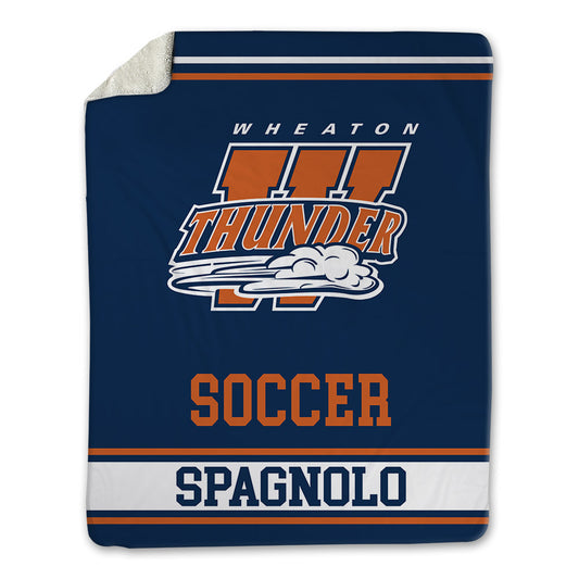 Wheaton IL - NCAA Women's Soccer : Rose Spagnolo - Blanket-0