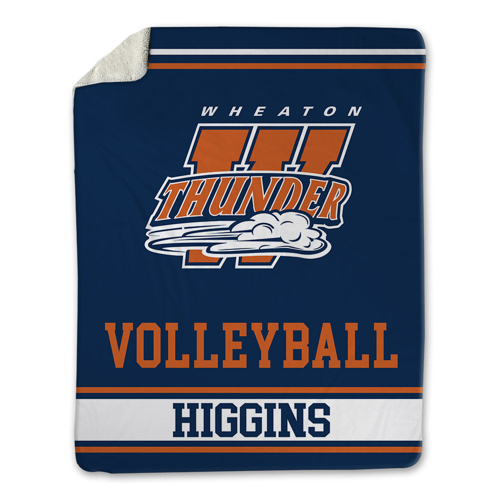 Wheaton IL - NCAA Women's Volleyball : Lacey Higgins - Blanket-0