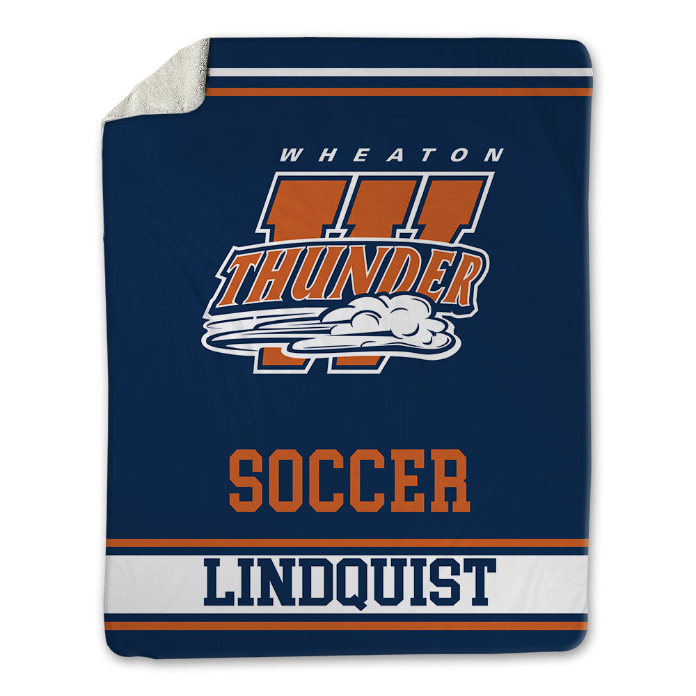Wheaton IL - NCAA Women's Soccer : Lily Lindquist - Blanket-0