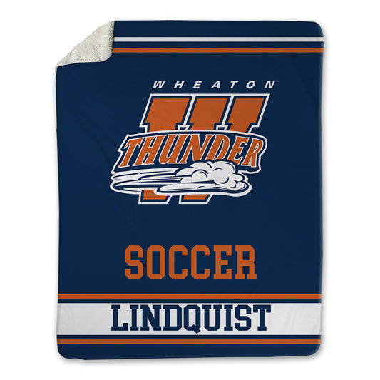 Wheaton IL - NCAA Women's Soccer : Lily Lindquist - Blanket-0