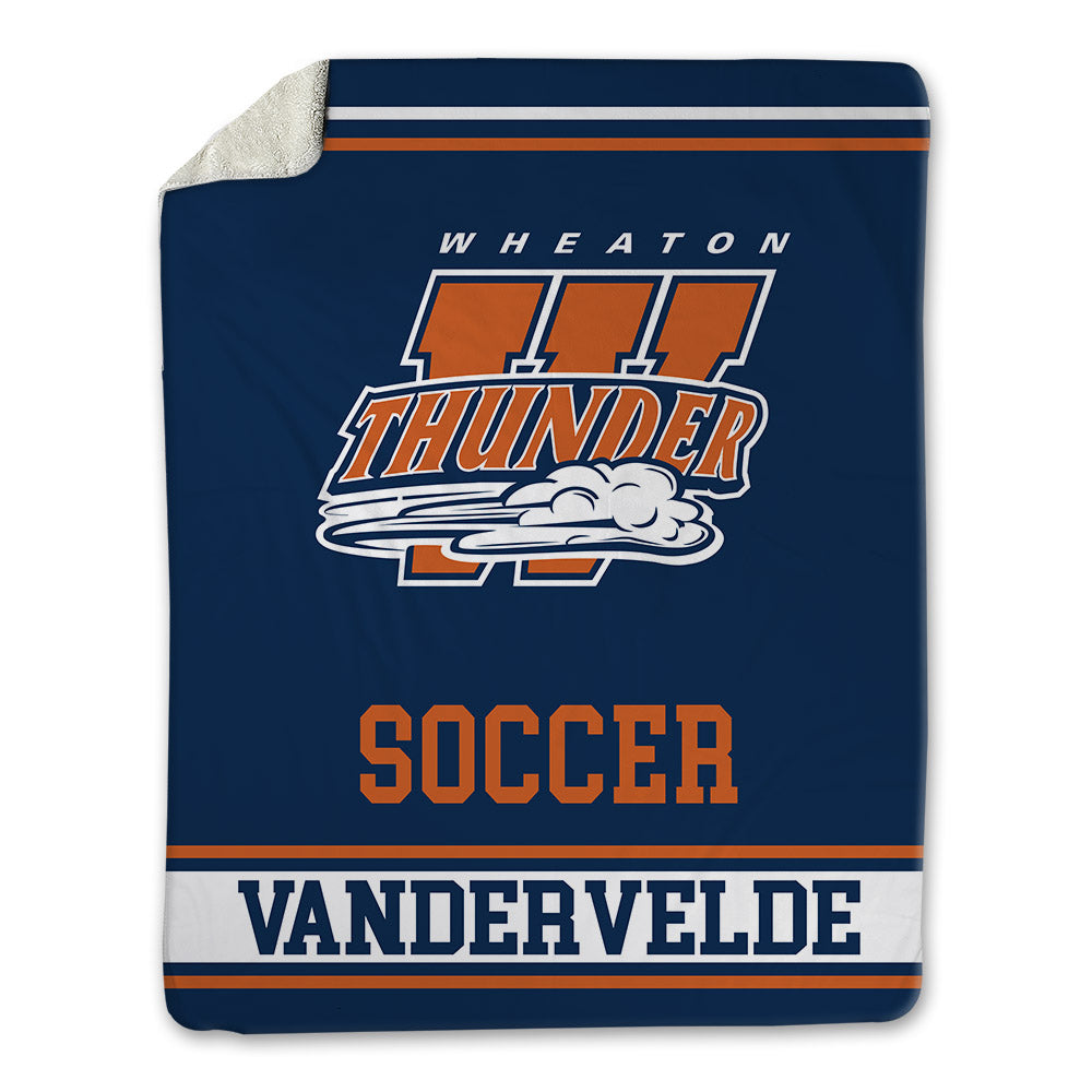 Wheaton IL - NCAA Women's Soccer : Annika Vandervelde - Blanket-0