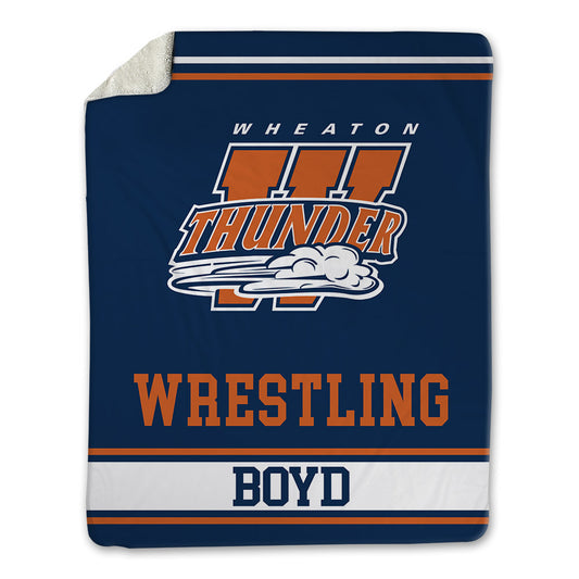 Wheaton IL - NCAA Wrestling : Garrett Boyd - Blanket-0