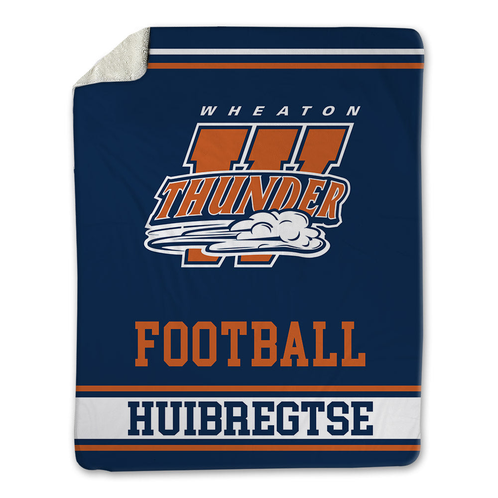 Wheaton IL - NCAA Football : John Huibregtse - Blanket-0