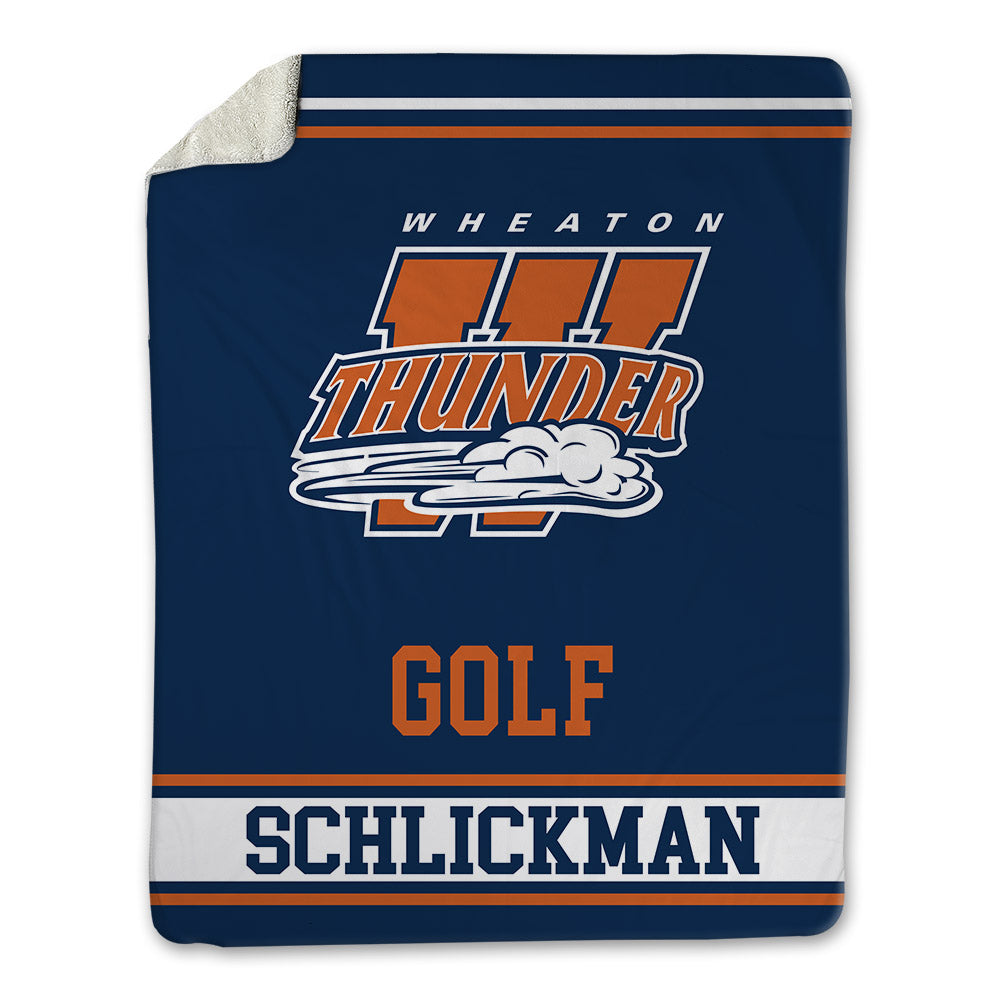 Wheaton IL - NCAA Men's Golf : Henry Schlickman - Blanket-0