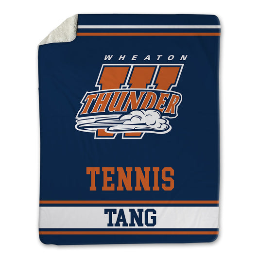 Wheaton IL - NCAA Men's Tennis : Corin Tang - Blanket-0