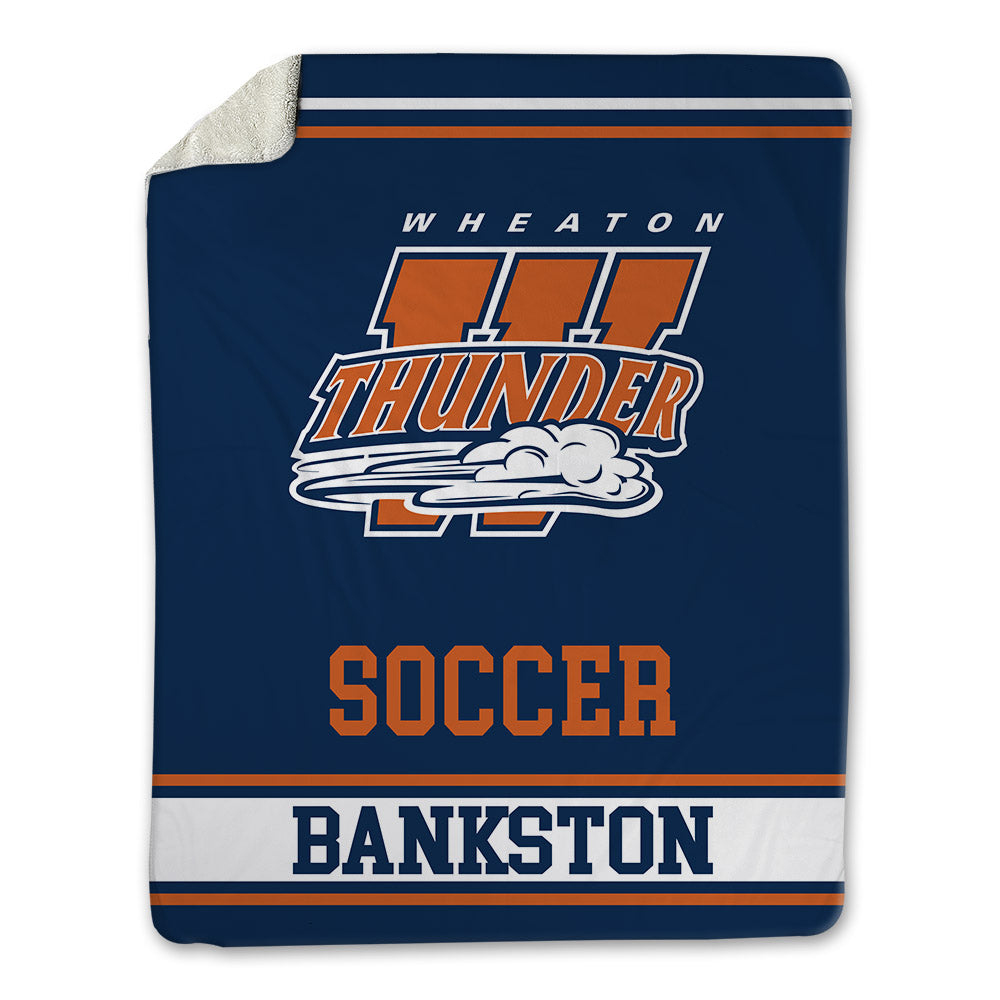 Wheaton IL - NCAA Men's Soccer : Oliver Bankston - Blanket-0