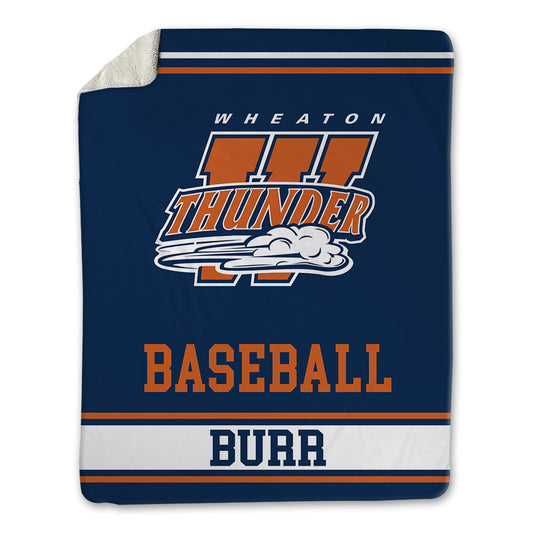 Wheaton IL - NCAA Baseball : Tyler Burr - Blanket-0