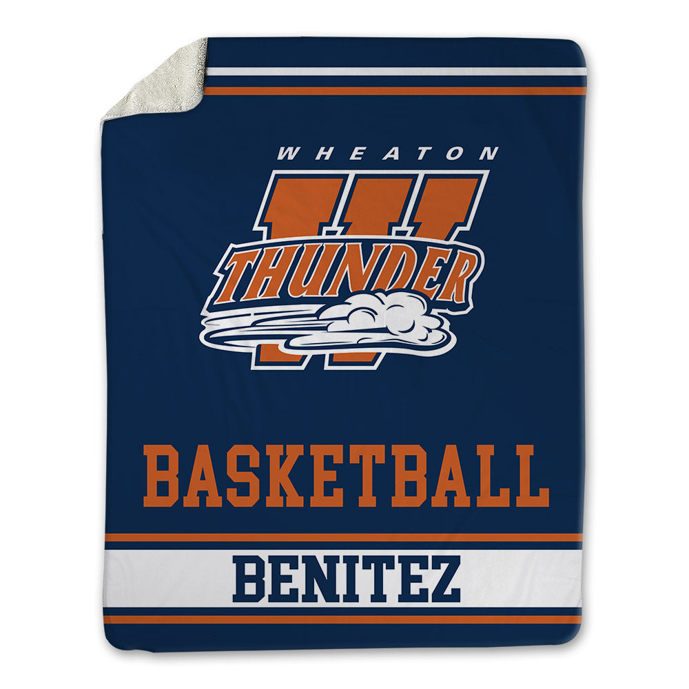 Wheaton IL - NCAA Women's Basketball : Emma Benitez - Blanket-0