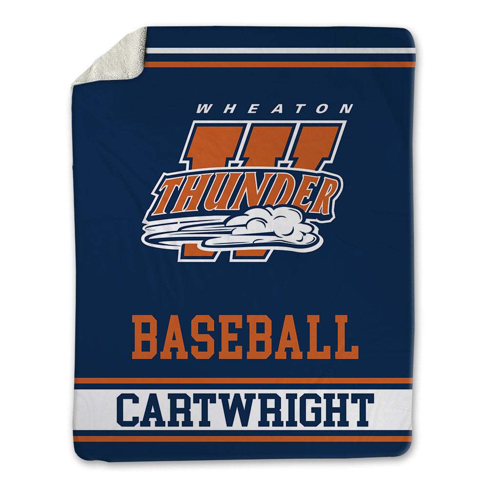 Wheaton IL - NCAA Baseball : Ryan Cartwright - Blanket-0