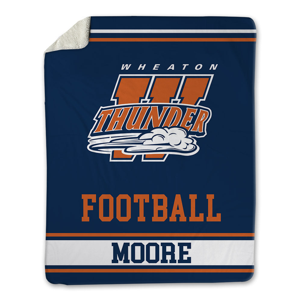 Wheaton IL - NCAA Football : Colin Moore - Blanket-0