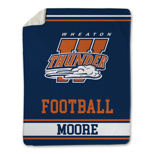 Wheaton IL - NCAA Football : Colin Moore - Blanket-0