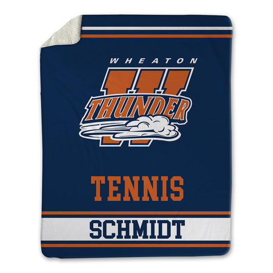 Wheaton IL - NCAA Men's Tennis : Toby Schmidt - Blanket-0