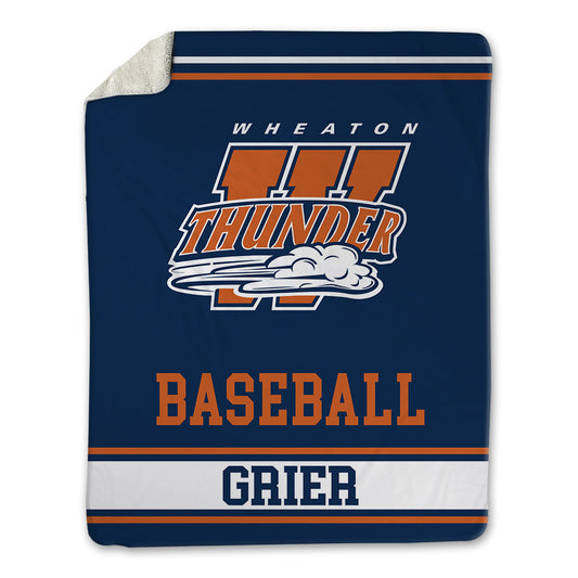 Wheaton IL - NCAA Baseball : Carson Grier - Blanket-0
