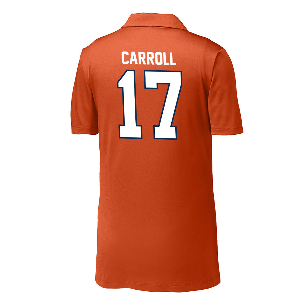 Wheaton IL - NCAA Football : Xander Carroll - Activewear Polo Shirt-1