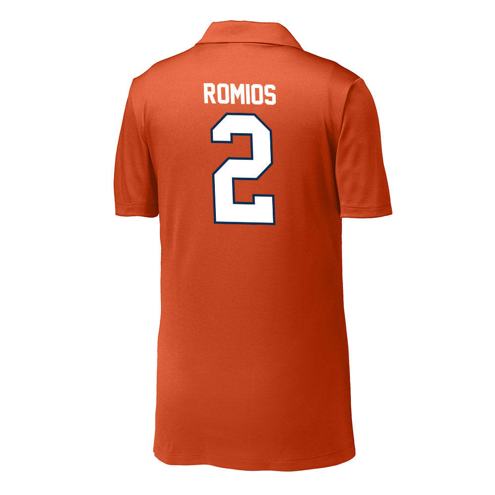 Wheaton IL - NCAA Baseball : Niko Romios - Activewear Polo Shirt-1