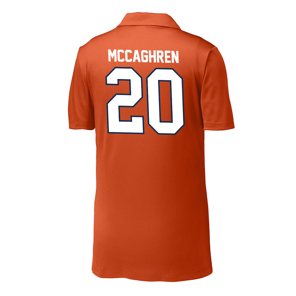 Wheaton IL - NCAA Softball : Natalie McCaghren - Activewear Polo Shirt-1