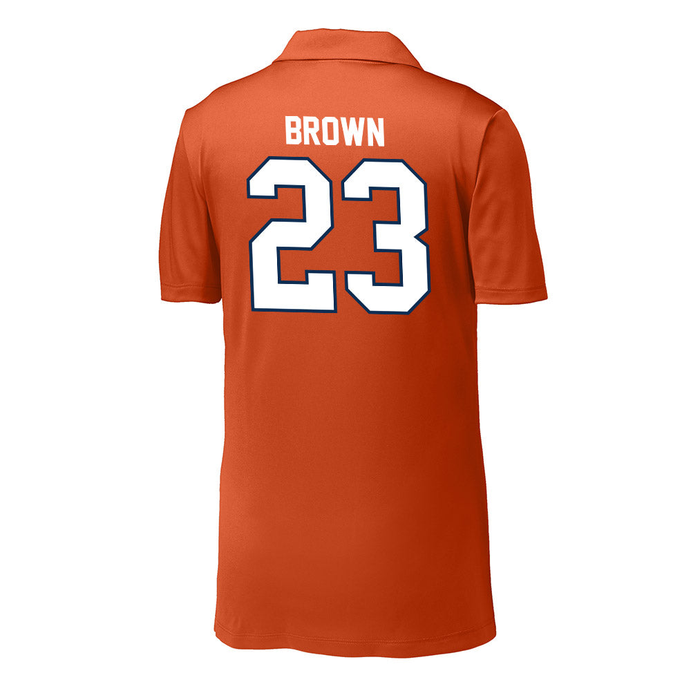 Wheaton IL - NCAA Men's Soccer : Sam Brown - Activewear Polo Shirt-1