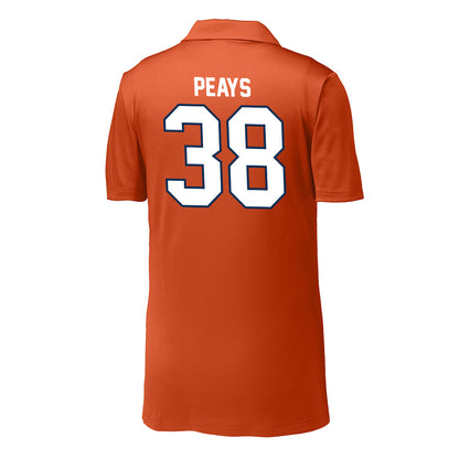 Wheaton IL - NCAA Football : Luke Peays - Activewear Polo Shirt-1