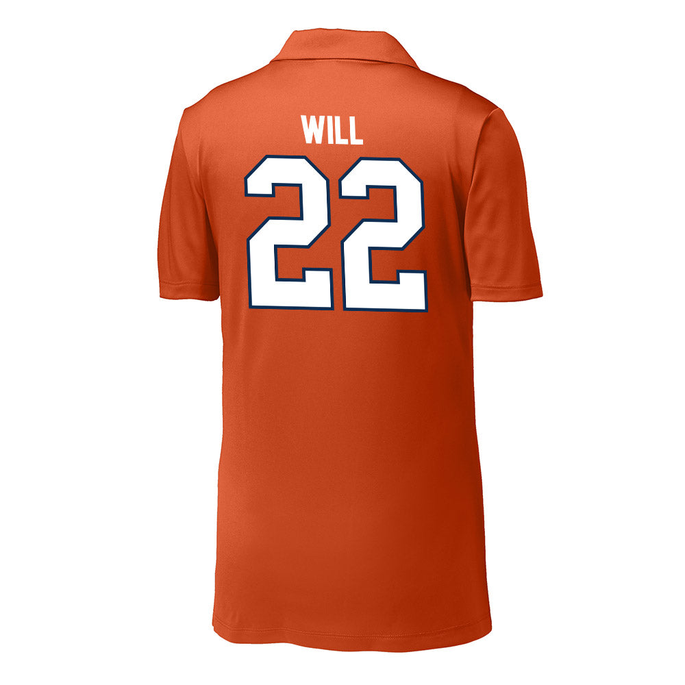 Wheaton IL - NCAA Men's Basketball : Eli Will - Activewear Polo Shirt-1